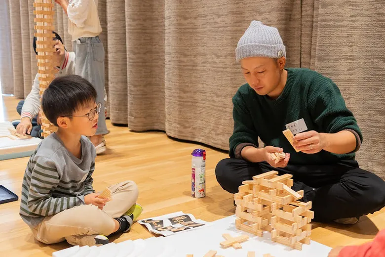 こどもまんなか企画パパ親子イベントけんちくあそび写真01